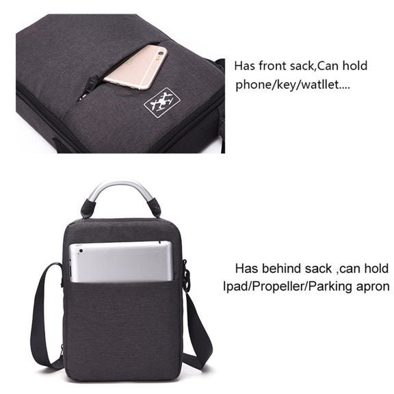 LS4023 Portable Water-resistant Drone Shoulder Storage Bag for DJI Mavic Mini 2(Black)