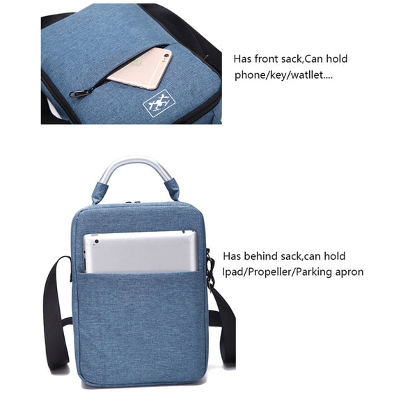 Portable Water-resistant Drone Shoulder Storage Bag for DJI Mavic Mini 2(Blue)