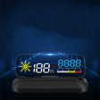 C5 OBD2 + GPS Mode Car HUD Head-up Display Water Temperature / Vehicle Speed / Voltage - Head Up Display System by PMC TechLife | Online Shopping South Africa | PMC TechLife | Buy Now Pay Later Mobicred