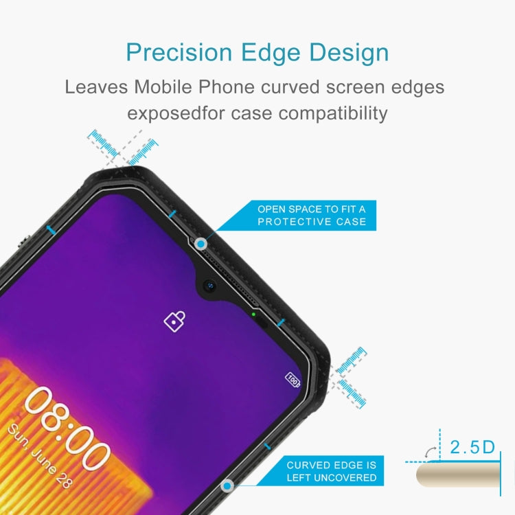 For Ulefone Armor 9 / Armor 9E 50 PCS 0.26mm 9H 2.5D Tempered Glass Film