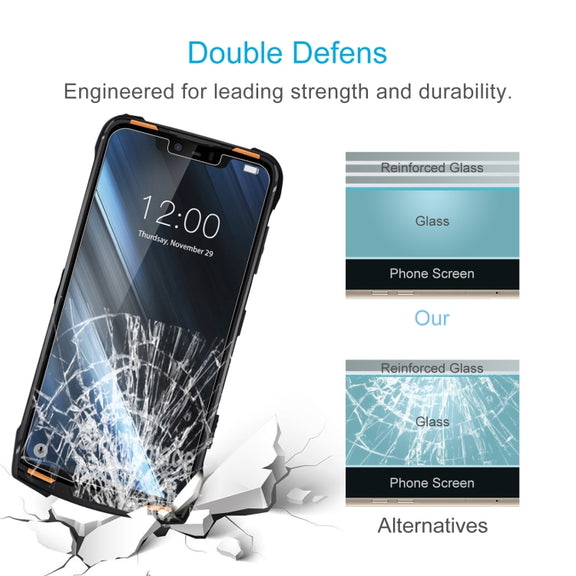 For Doogee S90C 50 PCS 0.26mm 9H 2.5D Tempered Glass Film