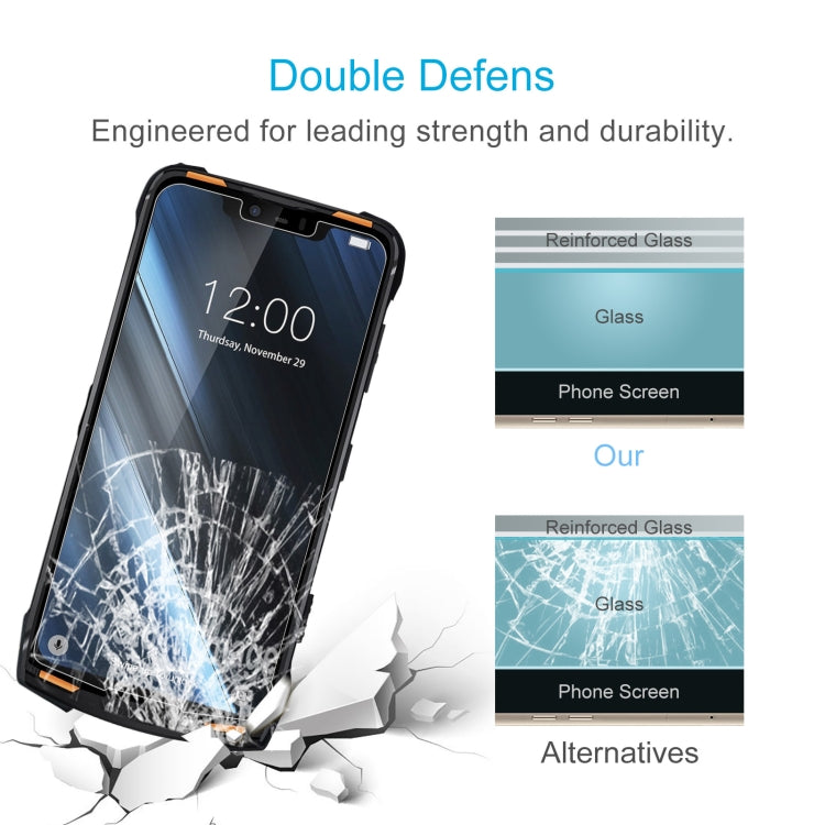 For Doogee S90C 50 PCS 0.26mm 9H 2.5D Tempered Glass Film