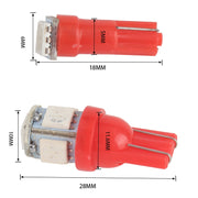 70 PCS T5 / T10 Car Modification LED Indicator Light with T5 / T10 Lamp Holder