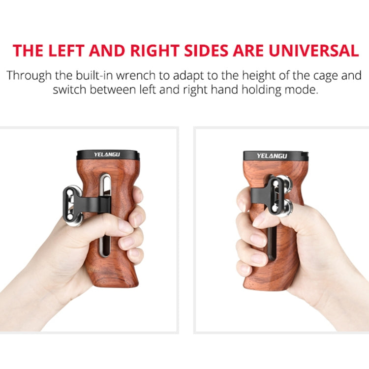 YELANGU A72 Universal Camera Wooden Handle