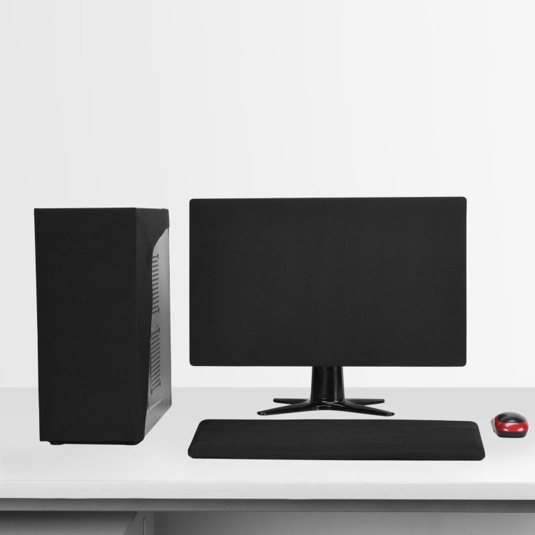 23 to 25 Inch Computer Monitor Dust Cover Hanging Cover Stretch Cloth LCD Desktop Dust Cover