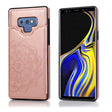 For Samsung Galaxy Note9 Double Buckle Mandala Pattern PU+TPU Protective Case with Card Slots & Holder & Photo Frame(Rose Gold) - Galaxy Phone Cases by PMC TechLife | Online Shopping South Africa | PMC TechLife