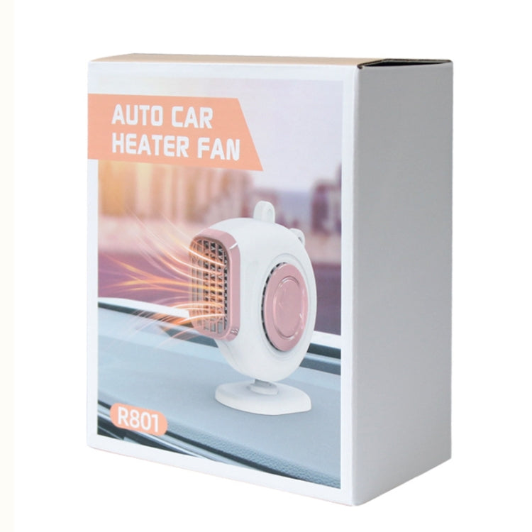 Portable Car Dashboard Electric Heater Winter Defroster, Voltage:12V(White)