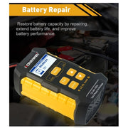 KONNWEI KW510 3 in 1 Car Battery Tester / Charger / Repairer, Support 8 Languages (EU Plug)