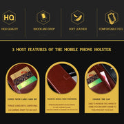 For Fujitsu Arrows RX idewei Crazy Horse Texture Horizontal Flip Leather Case with Holder & Card Slots & Wallet(Red)
