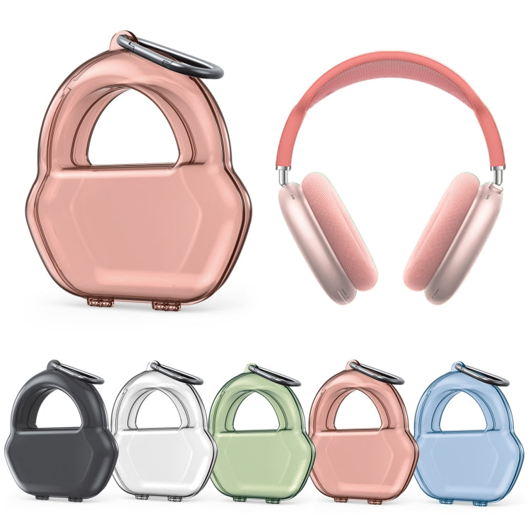 PP Jelly Color Headphone Protective Case for AirPods Max, with Hook(Black)