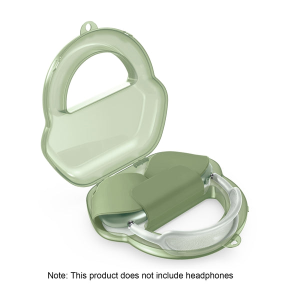 PP Jelly Color Headphone Protective Case for AirPods Max, with Hook(Black)