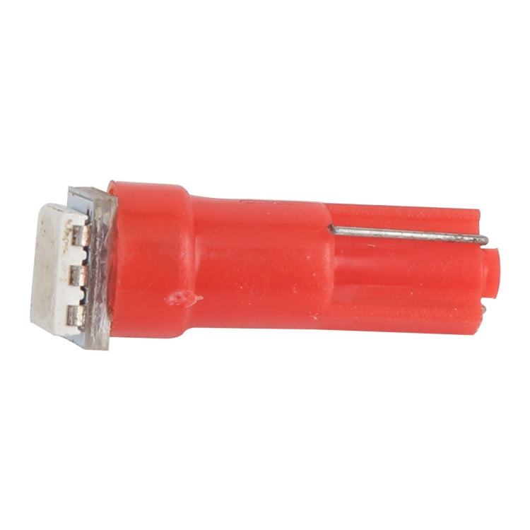 30 PCS T5 1LED SMD-5050 Car Modification LED Indicator Light Red Light