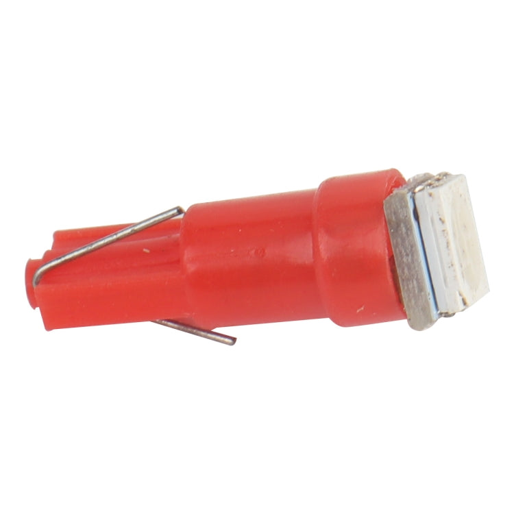 30 PCS T5 1LED SMD-5050 Car Modification LED Indicator Light Red Light