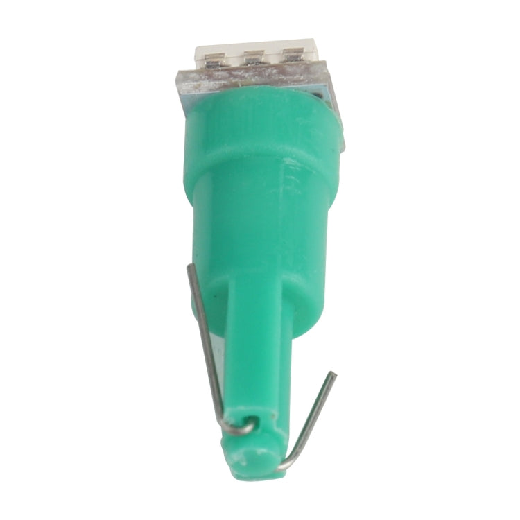 30 PCS T5 1LED SMD-5050 Car Modification LED Indicator Light Green Light