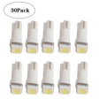 30 PCS T5 1LED SMD-5050 Car Modification LED Indicator Light White Light - Clearance Lights by PMC TechLife | Online Shopping South Africa | PMC TechLife | Buy Now Pay Later Mobicred