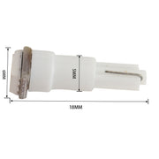 30 PCS T5 1LED SMD-5050 Car Modification LED Indicator Light White Light