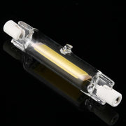 R7S 110V 5W 78mm COB LED Bulb Glass Tube Replacement Halogen Lamp Spot Light(4000K Natural White Light)