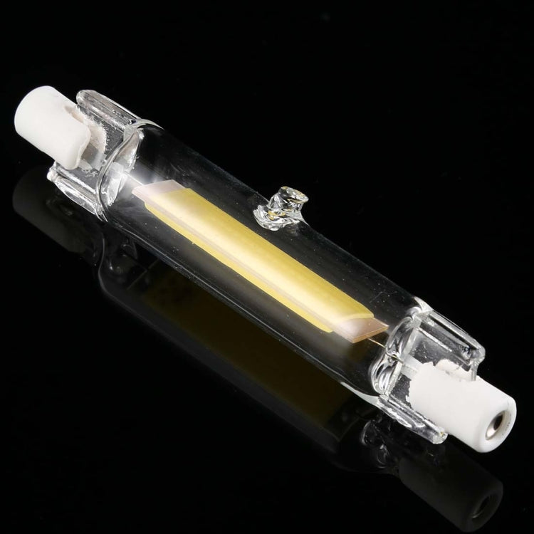 R7S 110V 5W 78mm COB LED Bulb Glass Tube Replacement Halogen Lamp Spot Light(4000K Natural White Light)