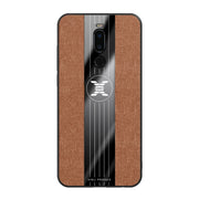 For Meizu Note 8 XINLI Stitching Cloth Texture Shockproof TPU Protective Case(Brown)