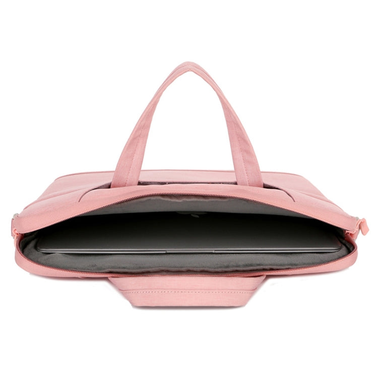 For 13.3-14 inch Laptop Multi-function Laptop Single Shoulder Bag Handbag(Black)