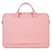 For 15-15.6 inch Laptop Multi-function Laptop Single Shoulder Bag Handbag(Pink)