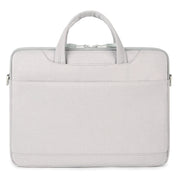 For 15-15.6 inch Laptop Multi-function Laptop Single Shoulder Bag Handbag(Grey)