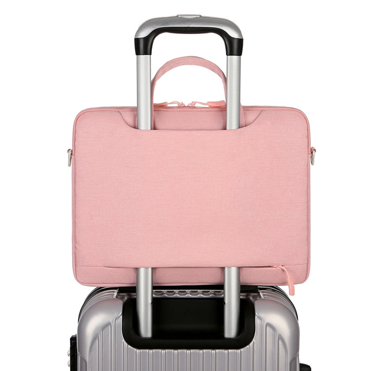 For 15-15.6 inch Laptop Multi-function Laptop Single Shoulder Bag Handbag(Grey)