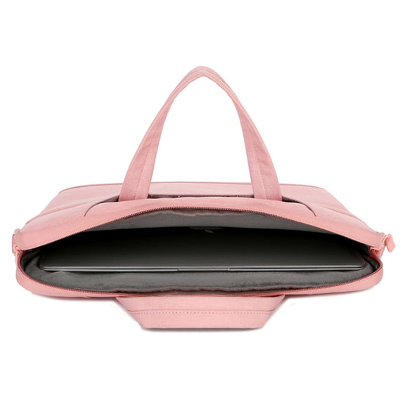For 15-15.6 inch Laptop Multi-function Laptop Single Shoulder Bag Handbag(Black)
