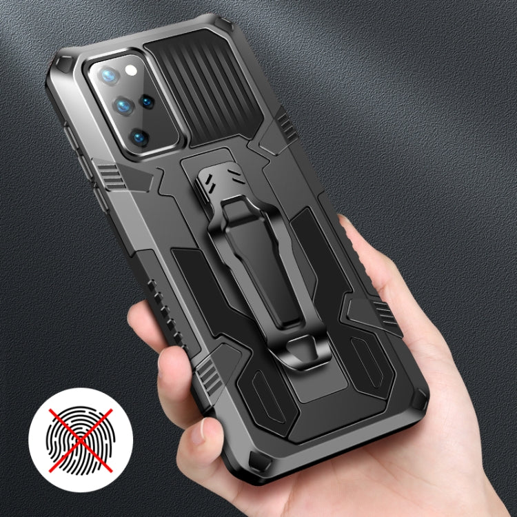 For OPPO A53 2020 / A32 Machine Armor Warrior Shockproof PC + TPU Protective Case(Red)