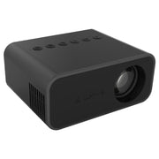 T500 1920x1080P 80 Lumens Portable Mini Home Theater LED HD Digital Projector Without Remote Control & Adaptor(Black)
