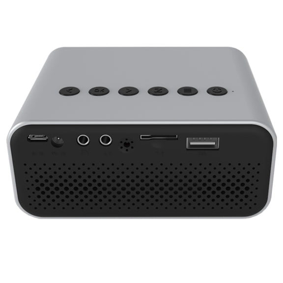 T500 1920x1080P 80 Lumens Portable Mini Home Theater LED HD Digital Projector With Remote Control & Adaptor(White)