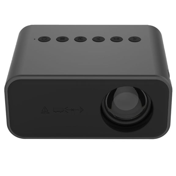 T500 1920x1080P 80 Lumens Portable Mini Home Theater LED HD Digital Projector With Remote Control & Adaptor(Black)