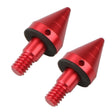 2 PCS Car Rear Anti-collision Tail Cone for Mercedes Benz Smart 2009-2014, Style:Pointed(Red) - Decorative Strip by PMC Jewellery | Online Shopping South Africa | PMC Jewellery | Buy Now Pay Later Mobicred