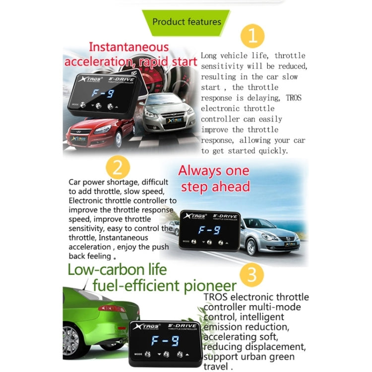 For Audi Q3 2011- TROS KS-5Drive Potent Booster Electronic Throttle Controller