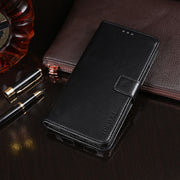 For Meizu 18 idewei Crazy Horse Texture Horizontal Flip Leather Case with Holder & Card Slots & Wallet(Black)