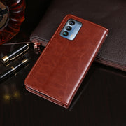 For Meizu 18 idewei Crazy Horse Texture Horizontal Flip Leather Case with Holder & Card Slots & Wallet(Black)