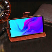 For Blackview A80S idewei Crazy Horse Texture Horizontal Flip Leather Case with Holder & Card Slots & Wallet(Brown)