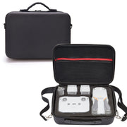 Portable Single Shoulder Storage Travel Carrying PU Cover Case Box for DJI Air 2S(Black + Black Liner)