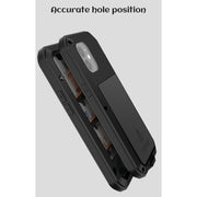 For iPhone 12 LOVE MEI Metal Shockproof Life Water-resistant Dustproof Protective Case(Red)
