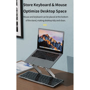ROCK RPH0972 Aluminum Alloy Liftable Laptop Cooling Bracket(Silver)