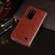 For Ulefone Armor 11 5G idewei Crazy Horse Texture Horizontal Flip Leather Case with Holder & Card Slots & Wallet(Rose Red)