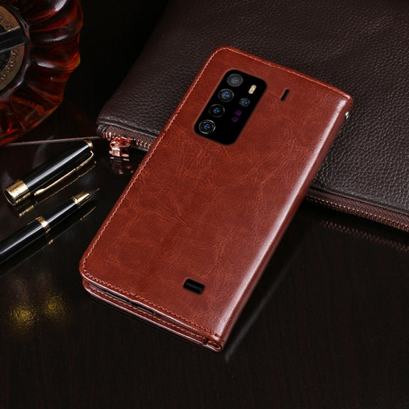 For Ulefone Armor 11 5G idewei Crazy Horse Texture Horizontal Flip Leather Case with Holder & Card Slots & Wallet(Yellow)