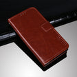 For Ulefone Armor 11 5G idewei Crazy Horse Texture Horizontal Flip Leather Case with Holder & Card Slots & Wallet(Brown) - free shipping - PMC TechLife - Order now!