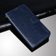 For Umidigi Bison GT idewei Crazy Horse Texture Horizontal Flip Leather Case with Holder & Card Slots & Wallet(Blue) - More Brand by idewei | Online Shopping South Africa | PMC TechLife | Buy Now Pay Later Mobicred
