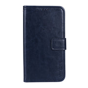 For Umidigi Bison GT idewei Crazy Horse Texture Horizontal Flip Leather Case with Holder & Card Slots & Wallet(Blue)