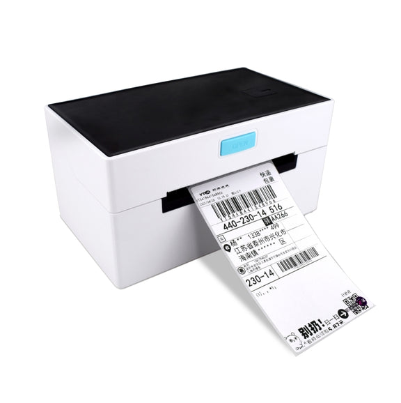 POS-9220 100x150mm Thermal Express Bill Self-adhesive Label Printer, USB with Holder Version, EU Plug