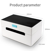 POS-9220 100x150mm Thermal Express Bill Self-adhesive Label Printer, USB + Bluetooth with Holder Version, EU Plug