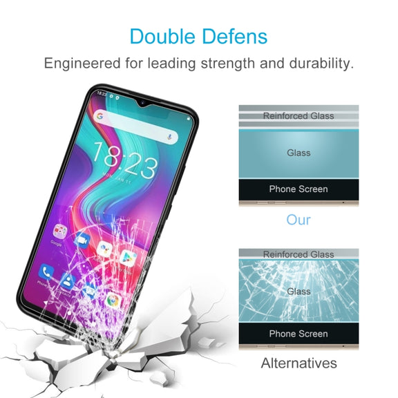 For Doogee X96 Pro 50 PCS 0.26mm 9H 2.5D Tempered Glass Film