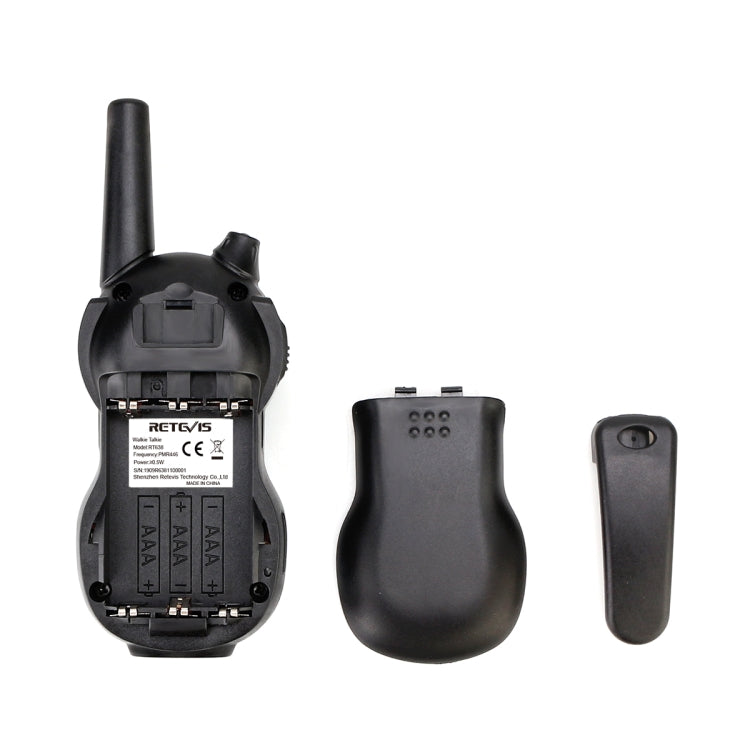 1 Pair RETEVIS RT638 EU Frequency PMR446 16CHS License-free Children Handheld Walkie Talkie(Red)