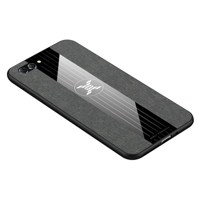 For Huawei nova 2s XINLI Stitching Cloth Textue Shockproof TPU Protective Case(Grey)